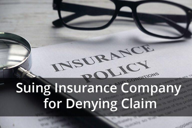 Suing an Insurance Company for Denying Claim - Stoy Law Group, PLLC.